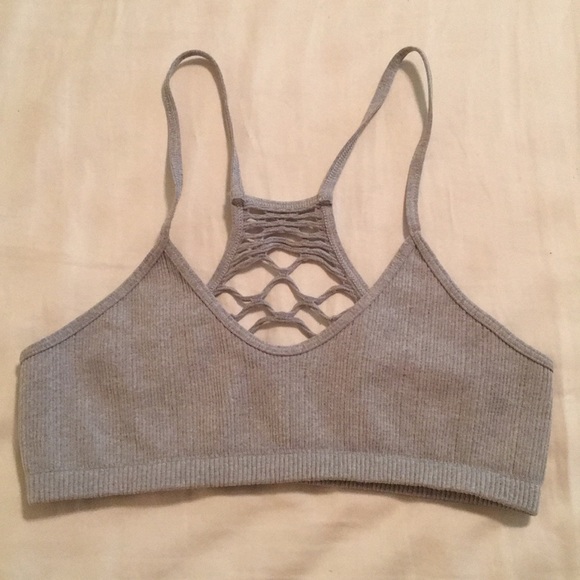 Intimately Free People gray bralette size M/L - Picture 1 of 3